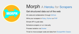 Morph.io, a new scraping platform